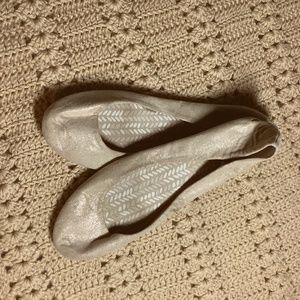 Gold Flat Dress Shoes